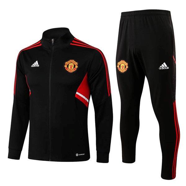 Trainingsanzug Manchester United 2023 Schwarz Rote